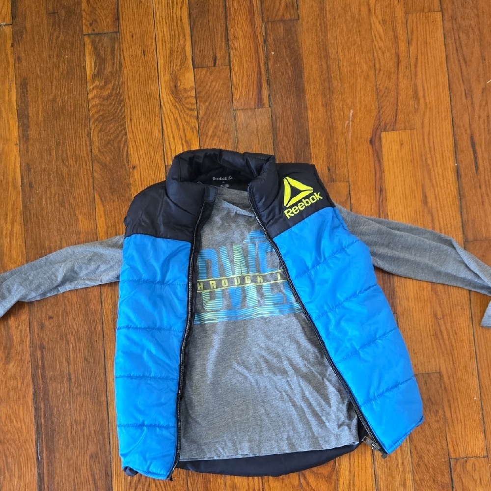Boys Reebok T-shirt And Matching Vest Set In Size 6